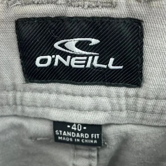 O'neil Chino Shorts Mens 40 Gray 4367 - Picture 3 of 8